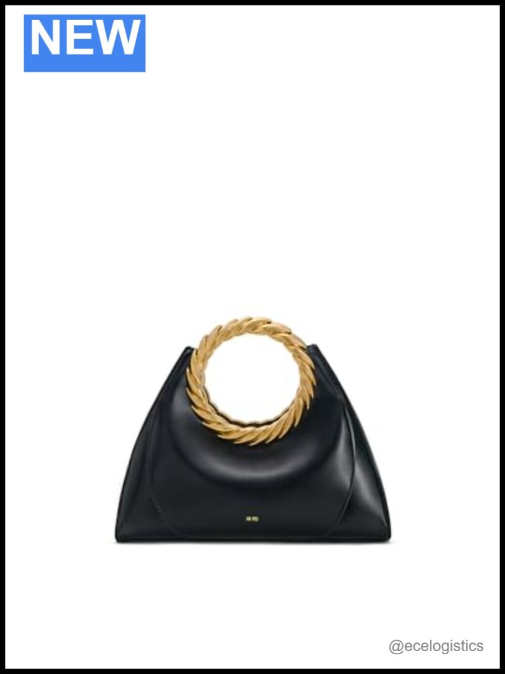 Vegan Leather Top Handle Satchel Bag Gold Hardware Handbag Crossbody